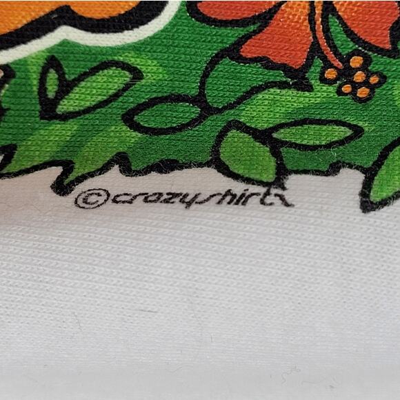 Crazy Shirts Hawaii Y2K Cat‎ Graphic Short Sleeve Men’s Vintage Casual Tee - Picture 13 of 16